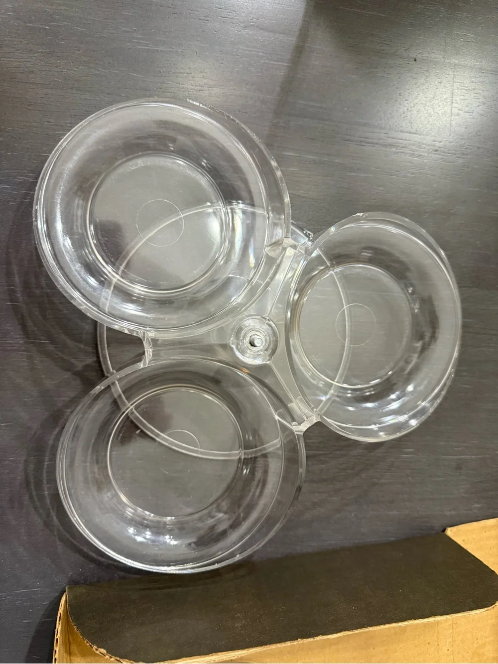 Le Serveur White Glass Covered Serving Bowls with Fruit Motif - Set of 3